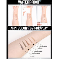 BQQCOB Magic Microblading Eyebrow Contouring Pencil - Eyebrow Pen,Brow Pencil 2-in-1 Dual-Ended - Precise Waterproof Brow Pen 2 Tipped Precise Waterproof With A Micro-Fork Tip Applicator