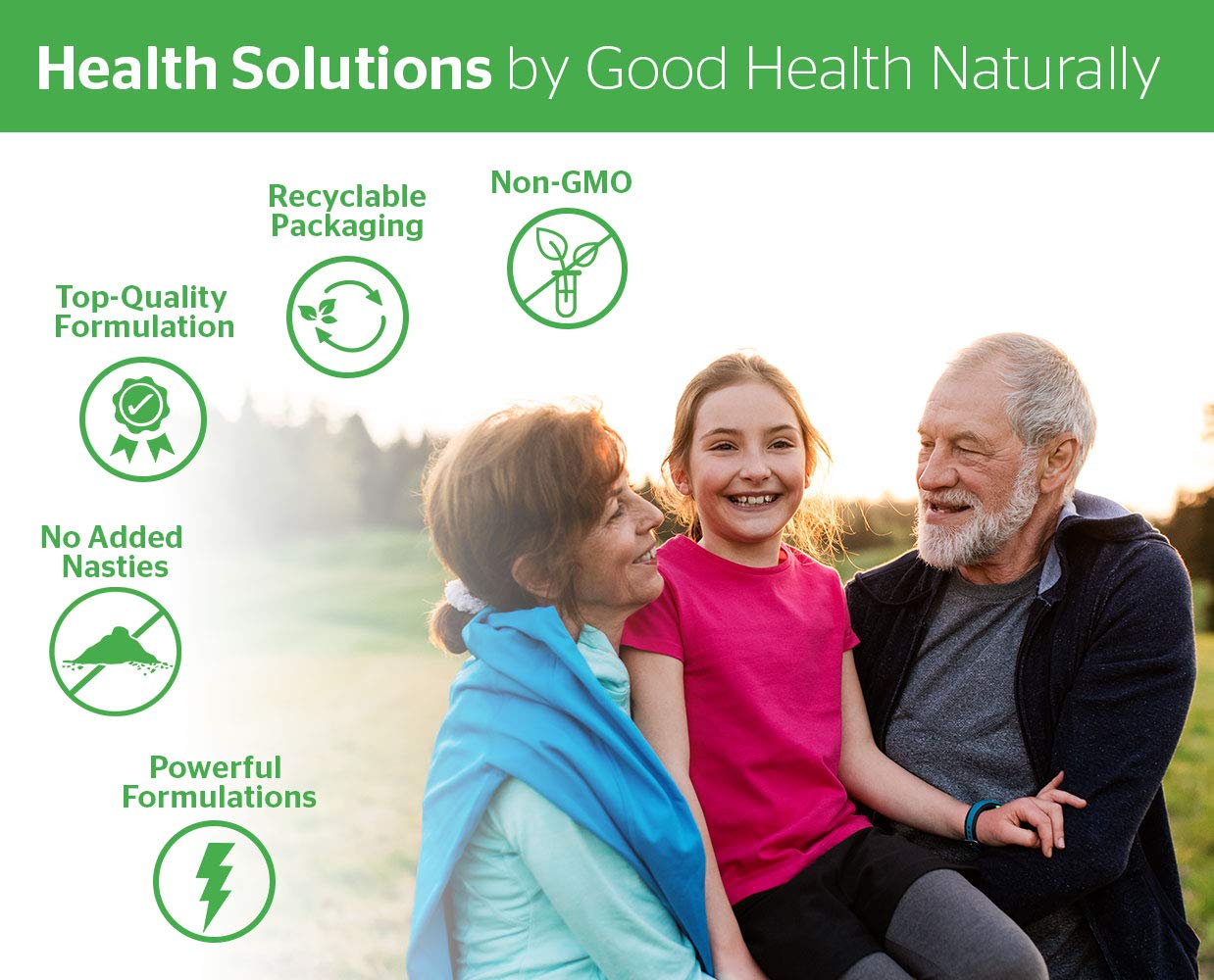 GOOD HEALTH NATURALLY BECAUSE IT WORKS! Olive Leaf with Zinc, Immune System Vitamin | 90 Vegetable Capsules - Good Health Naturally