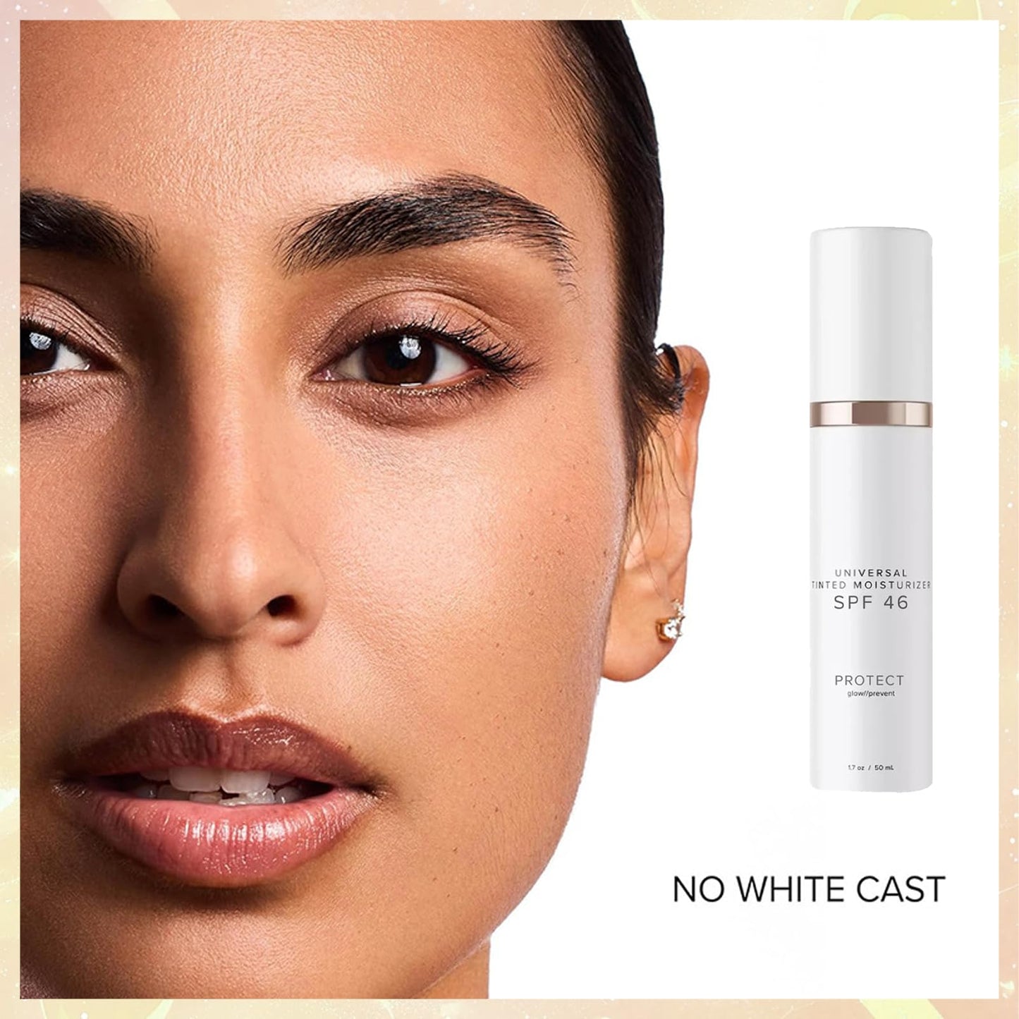 MINSHZEE Tinted Moisturizer With SPF 46 Anti-Aging Face - Tinted Sunscreen For Face Universal Against UV For Women