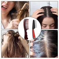 MADGININE Dandruff Comb, Anti-dandruff Energy Comb and Steel Comb Fine Tooth Comb Anti-Dandruff Massage Hollow Long Hair Comb