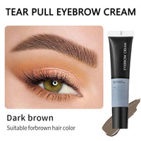 NatrLuxe Light Brown Tattoo Eyebrow Peel-Off Tint Kit With 10 Stencils & Stamp – Semi-Permanent, Waterproof, Lasts Up To 3 Days – Brow Makeup Gift For Women