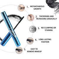Mascara for Women – Black Volumizing Mascara Makeup for Older Women with Thinning Lashes, Waterproof, Hypoallergenic & Sensitive Eyes