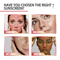 ISBEAUSOLS SPF 50 Sunscreen Sticks 2PCS- Ski Sun Cream and Lip Balm - Face Sun Cream SPF 50 Strong UV Sunblock Sticks - Ski Sun Creams with VC and Nicotinamide - Moisturizing Sun Block Stick for Face & Body