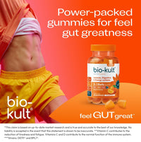 Bio-Kult 3in1 Biotic Blend Probiotic Gummy with Multivitamins, for Adults, Orange Flavour, 30 Gummies