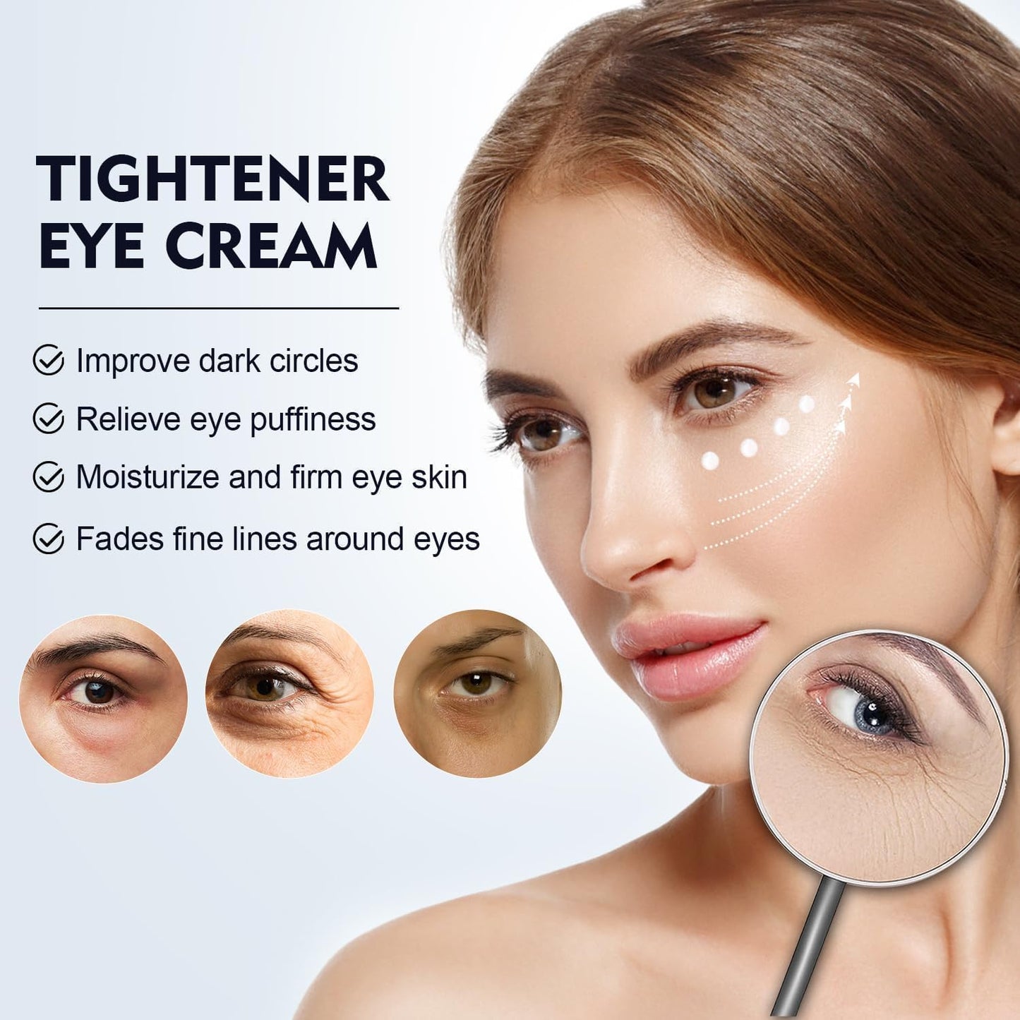 ALLILUYAA Berbax Eye Cream, 2pcs Berbax Instant Firmx Eye Tightener,Eye Firming Cream Tightening Lifting Sagging Skin for Puffiness And Bags Under Eyes