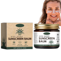 OuXing Non Nano Sunscreen Balm,Beef-Tallow Sunscreen Balm,Natural Tallow Sun Cream for Face & Body,Natural Non Nano Sun Cream,SPF50 Suncream,Beef-Talow and S-un Balm,Tal-low Fac-e Cre-am,Fa-ce Su-n Crea-m