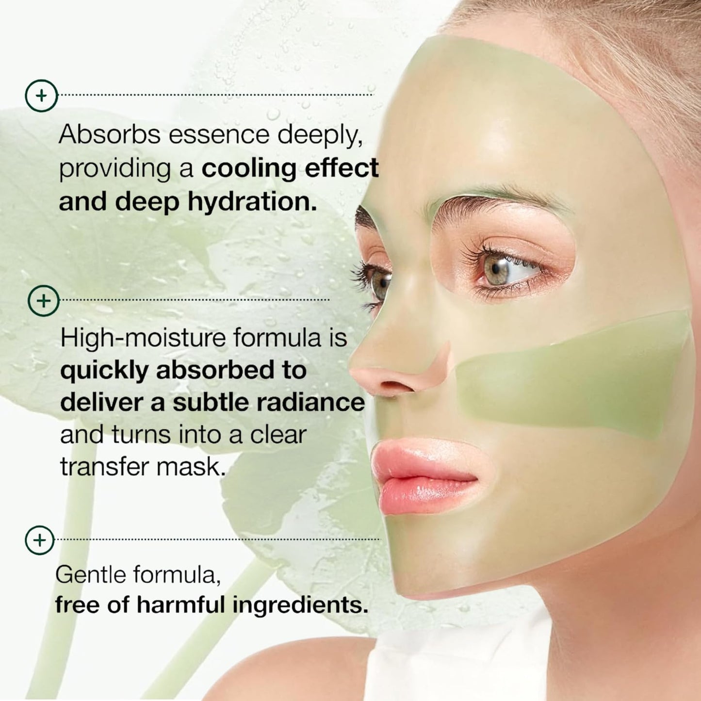 IZBEAUVO Heartleaf 70 Soothing Collagen Mask, Deep Collagen Face Mask Overnight, 5 PCS Hydration Korean Face Mask Glass Skin, Skin Care Beauty Masks for Soothing & Hydration & Anti Wrinkles for Sensitive Skin