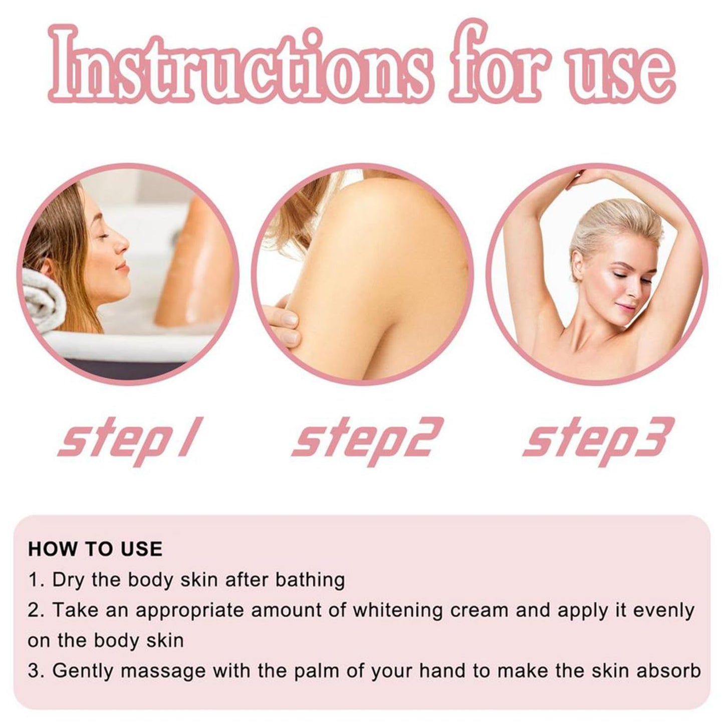 MrCuvaryas Underarm Whitening Cream, Whitening Cream, Skin Lightening Cream, Armpit Whitening Cream, Skin Whitening Cream for Knees with Vitamin E Cream, Lightening Cream for Knees& Elbows & Leg (Body Cream #1)