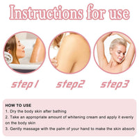 MrCuvaryas Underarm Whitening Cream, Whitening Cream, Skin Lightening Cream, Armpit Whitening Cream, Skin Whitening Cream for Knees with Vitamin E Cream, Lightening Cream for Knees& Elbows & Leg (Body Cream #1)