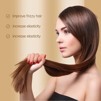QIEEUMIN Keratin Hair Mask Deep Conditioner Keratin Hair Treatment Mask Collagen Hair Treatment Trengthens Hair Reduce Frizz and Tangles Restores Elasticity and Shine 10pcs