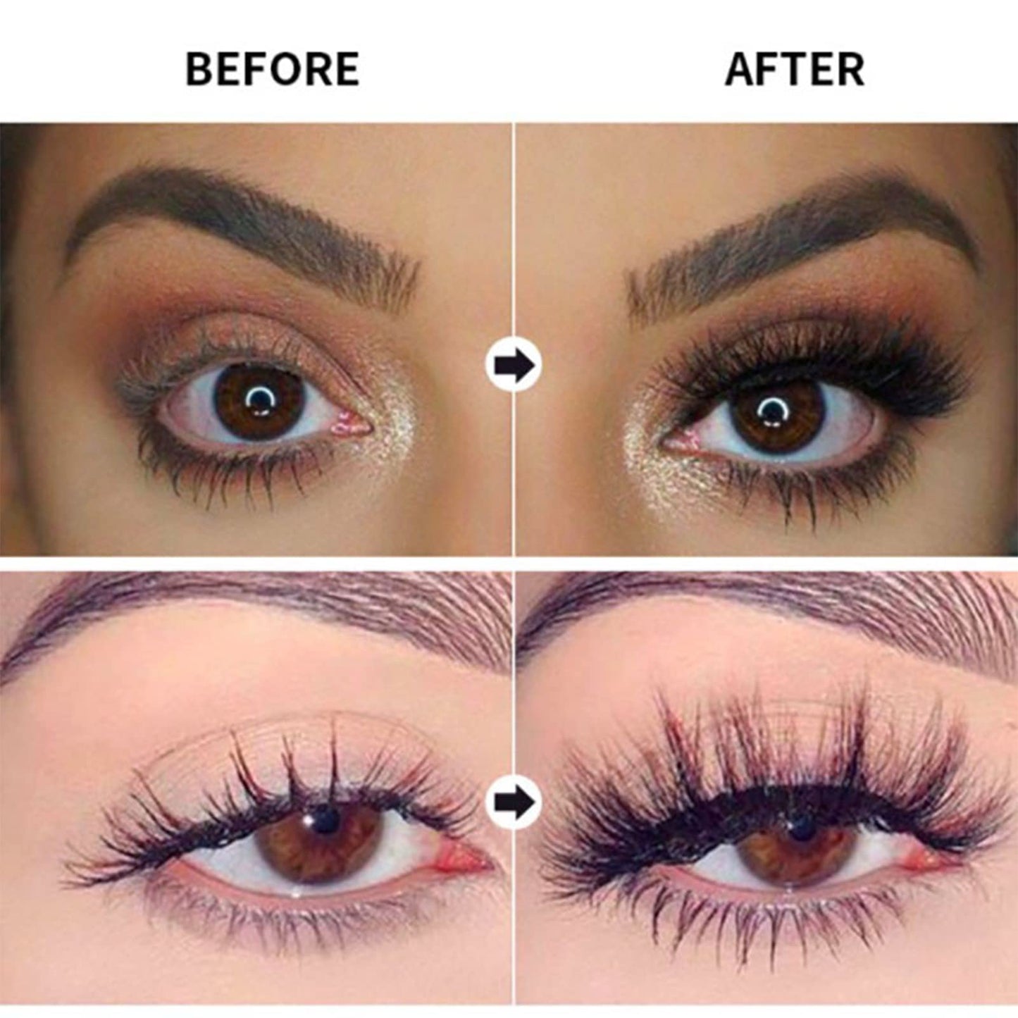 Maggidea Prime-Lash Mascara for Mature Ladies - 2pcs Prime-lash Mascara for Seniors with Thinning Lashes Waterproof Mascara - No Clumping No Smudging No Flaking - Mascara for Mature Ladies