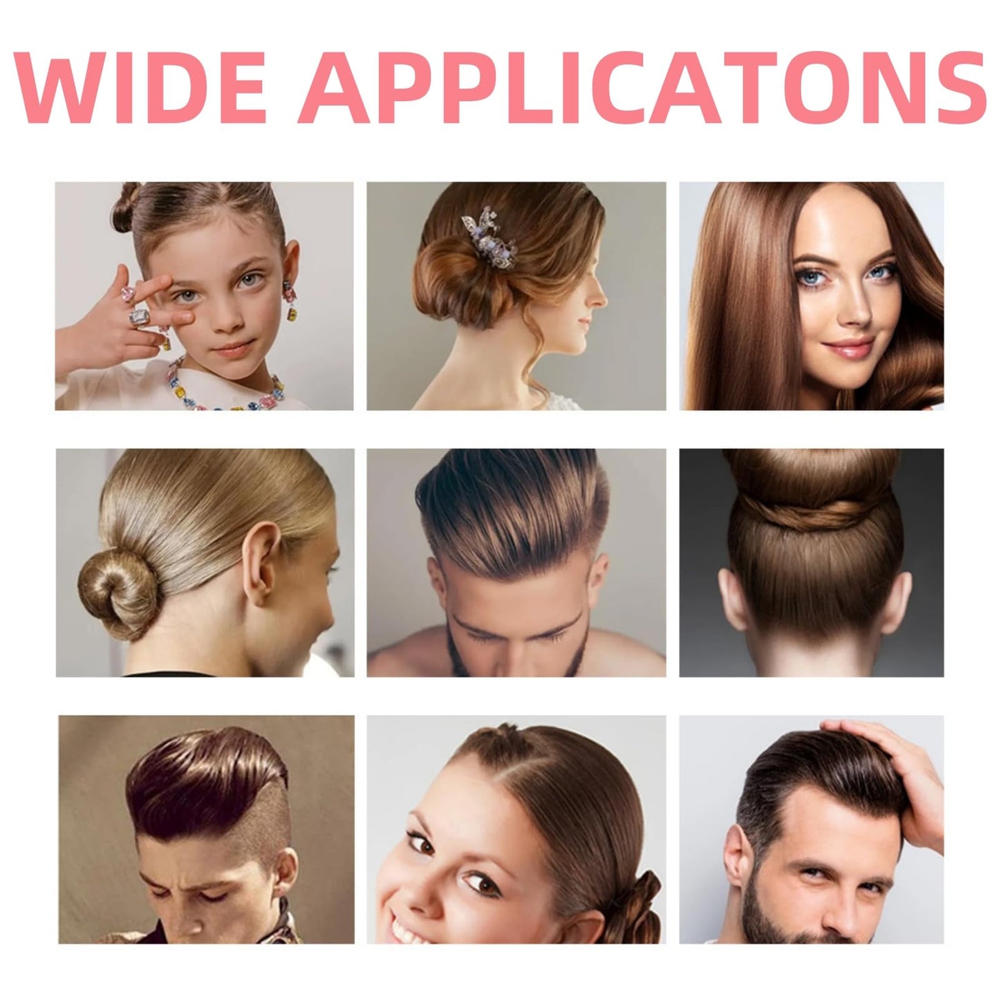 Xunzhi Hair Styling Cream,Hair Finishing Stick,Hair 3-in-1 Styling Cream,Hair Mascara for Flyaway Hair,Slick Back Hair Brush,Fly Away Hair Stick,Hair Tamer Shaping Gel,Hair Mascara,Flyaway Hair Stick