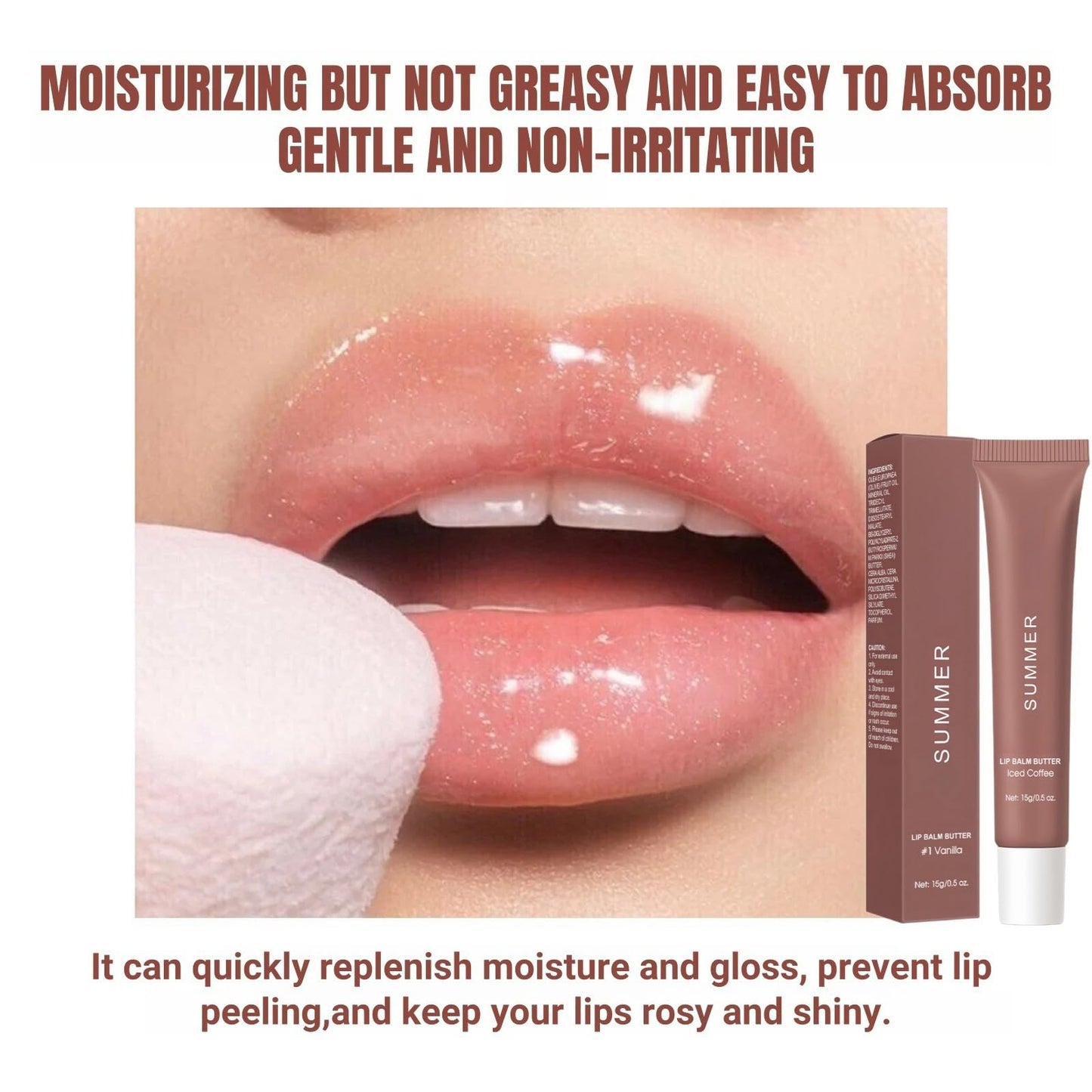SingHao 3Pcs Summer Lip Balm Tinted,Friday Plumping Lip Gloss,Moisturizing Natural Lip Balm,Lightweight Summer Lip Balm,Nourishing Lip Mask and Lip Balm,Lip Mask Overnight,Coloured Lip Balm,Lip Butter Balm