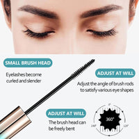 Wormeer Ultra Fine Waterproof Mascara for Short Eyelashes, Skinny Mascara Black Waterproof, Lengthening Eyelashes Black for Tiny Lashes-1Pcs