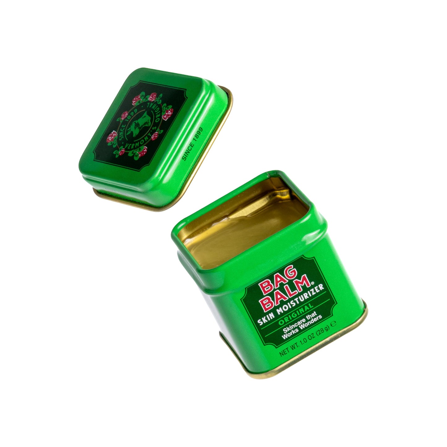 Bag Balm Original Skin Moisturiser with Lanolin |All-Purpose Hydrating Balm for Dry, Chafed Skin | Soothes Cracked Hands, Split Heels & Cuticles | Paraben-Free (28g)