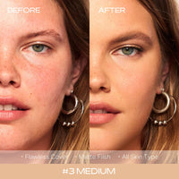 KYDA Mineral Powder SPF 35, 4-in-1 Pressed Mineral Powder, Matte Setting Powder with Concealer and Foundation, Lightweight Flawless Coverage, Skin Care Formula, Medium