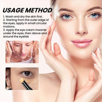 SingHao 2Pcs Lum/ibalm Eye Serum,Lum/ibalm for Puffy Eyes,Eye Balm Stick Hydrating,Eye Tightening Cream Instant,Turmeric Retinol Eye C/ream Stick,Dark Circle Eye Cr/eam,Eye Wrinkle Cream,for Puffiness & Bags