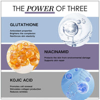 IZBEAUVO Glutathione Serum,Glutathione Skin Brightening Face Serum,Glutathione Serum for Face with KOJIC ACID and Niacinamide,Hydrating serum Reduce Dark Spot & Improve Skin Tone Large-capacity 100 ML