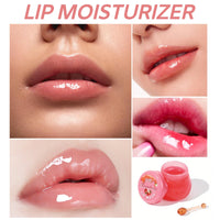 TBeautfave Lip Sleeping Mask, Strawberry Lip Mask Overnight Aloe Vera Lip Balm Lip Moisturiser Nourishing for Dry Chapped Peel Cracked Lips Lip Plumper Fades Lip Lines Lip Repair