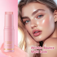 Collagen Multi Balm Stick,Wrinkle Multi Balm Stick,Anti Wrinkle Bounce Collagen Sti/ck,All-in-One Wrin/kle Coll/agen Wand,Moisturising Ba/lm Women,Lifting,Tightening&Firming Ba/lm for Face Lip Body