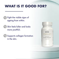 HIGHER NATURE Higher Nature - Æterna Gold Collagen Beauty Capsules - 10 Skin Loving Ingredients - Hydrolysed Marine Collagen - Vitamin C - Responsibly Sourced - 90 Capsules