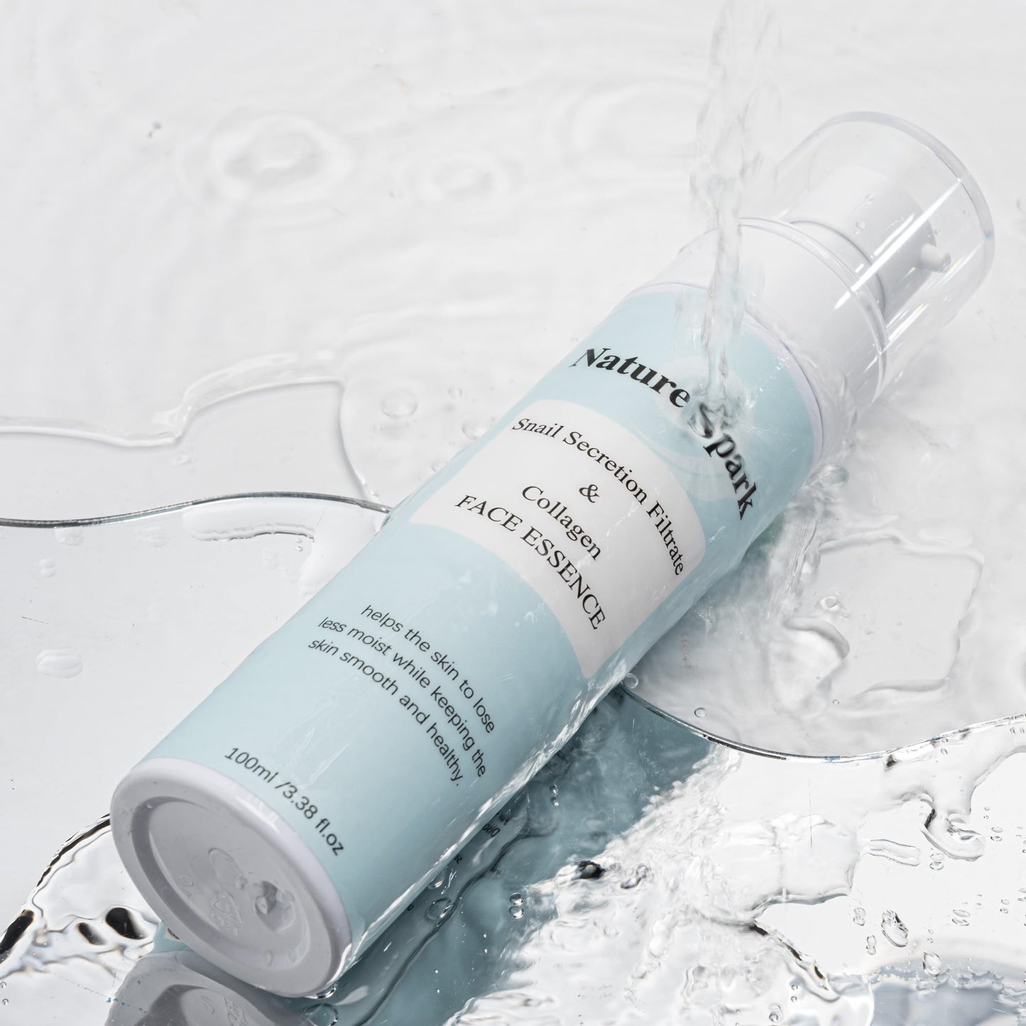 Nature Spark Snail Secretion Filtrate & Collagen Skin Repair Hydrating Face Serum 100ml