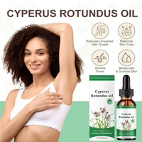 Cyprus Oil for Hair Removal,2PCS Natural Cyperus Rotundus Oil,Body Oils for Hair Removal,Soothing Reduce Hair & Moisturizes,Easy to Removal Body Hair & Hydrating,Cyperus Rotundus (60ML/2PACK)