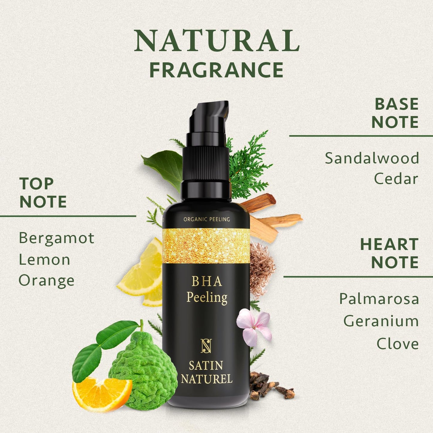 SatinNaturel Salicylic Acid BHA Exfoliant for Sensitive Skin 100ml, Anti Blemishes - Pore Minimizer Face Exfoliator - Hyperpigmentation Treatment - Organic Vegan Skin Care by Satin Naturel