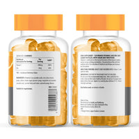 Vitamin C and Zinc Gummies by C Defence, Immunity, Vegan Gummies for Adults and Children- Orange Flavour