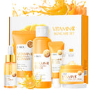 HAORQEE Skin Care Sets & Kits for Teenage Girls Gifts, Vitamin C Skincare Set Simple Beauty Pamper Anti-Ageing,Brightening,Moisturising Gift Sets for Women, Includes Cleanser-Toner-Serum-Eye Cream-Serum Cream