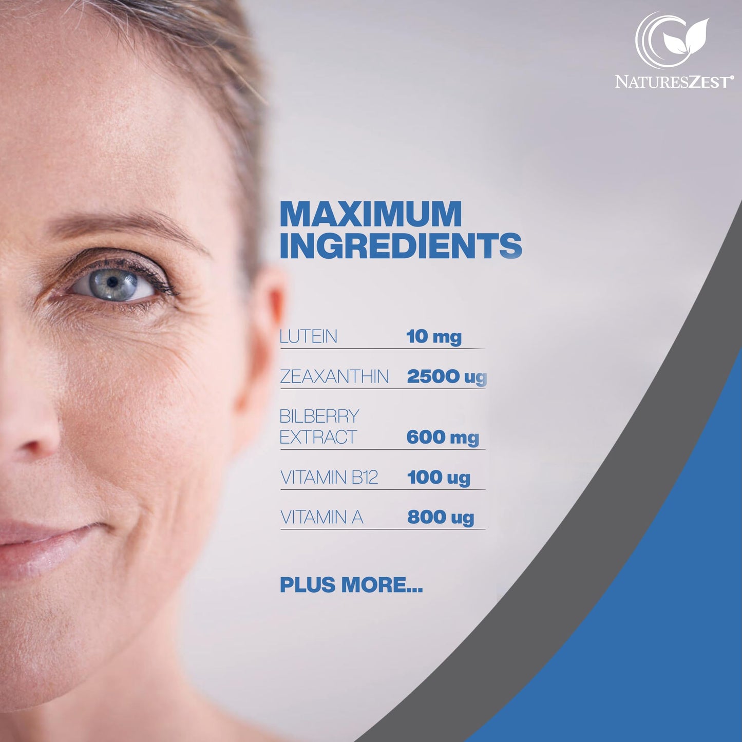 Macu XL - Lutein and Zeaxanthin Supplement - 3 Month Supply with Meso Zeaxanthin, Bilberry Extract, Vitamins A, B12 & Zinc, 90 Vegan Capsules - Eye Supplement for Vision Health – Eye Vitamins