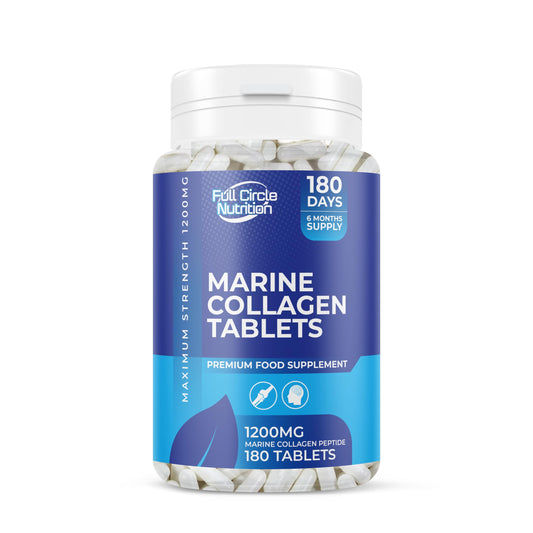 Generic Marine Collagen Tablets 1200MG - 2400MG - 180 Days Supply - Marine Collagen Supplement