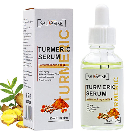 SUNDEER Turmeric Dark Spot Corrector Serum, Turmeric Repair face care Face Serum, Bright Skin Moisturizing Repair Whitening Serum for Face, 2022 New Organic Skin Lightener (1PC)