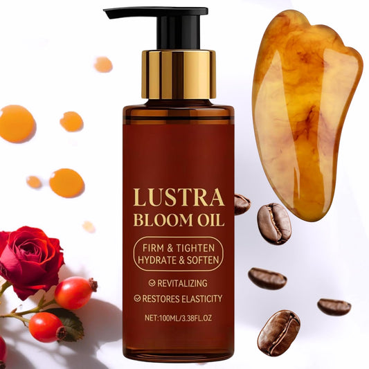 IZBEAUVO Glow Remedy Oil Skin Tightening and Lifts Sagging Skin - Magic Oil for Sagging Skin with Gua Sha Tool - Hydrating Tightening Luxury Lotion for Everyone After Shower with Caffeine & Rosehip