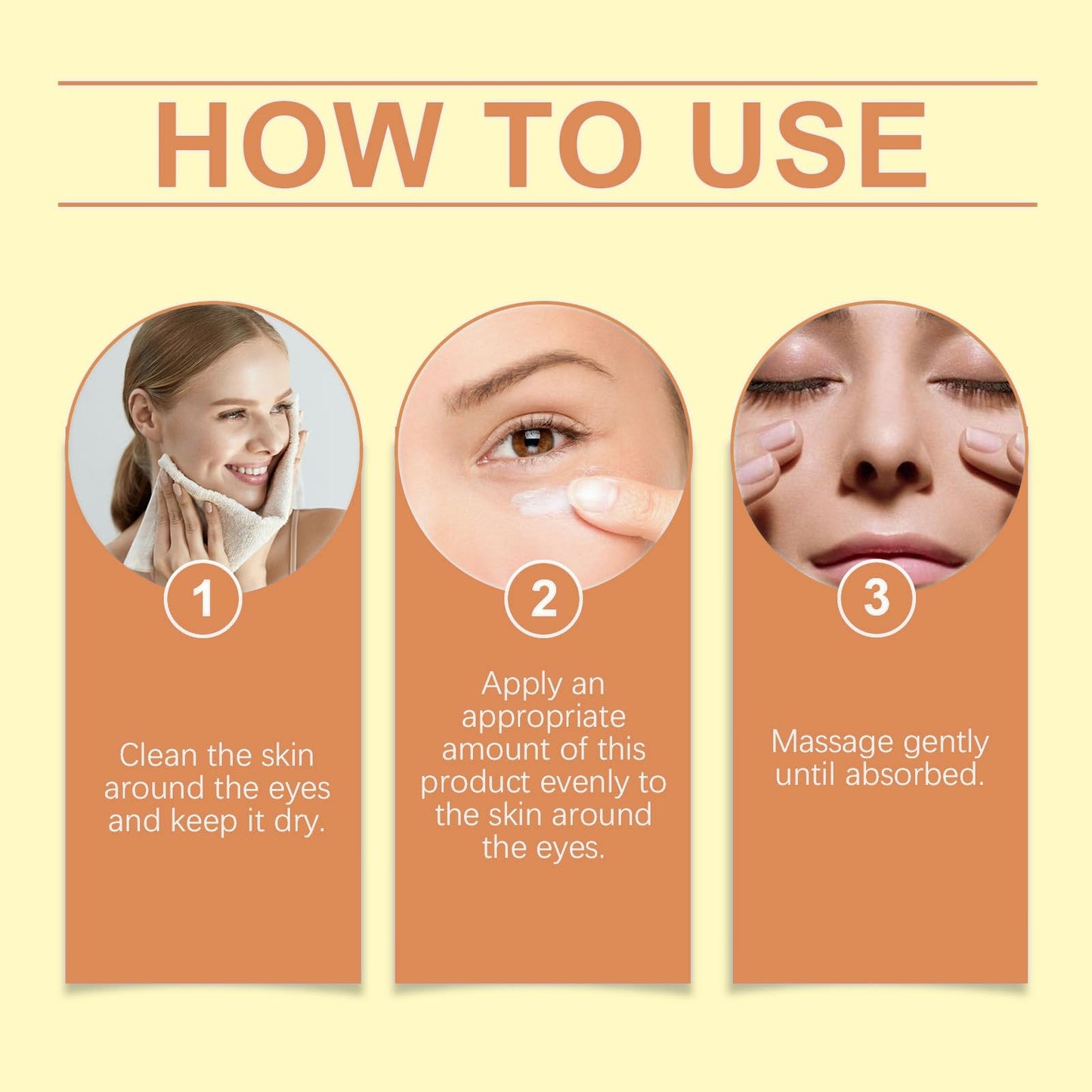 OuXing Vitamin C Turmeric Eye Cream Anti Aging,Eye Cream,Under Eye Cr-eam for Da-rk Circles,Dar-k Circle E-y-e Cream,E-ye Cre-am for Da-rk Cir-cles and Puffy E-ye,Ey-e Cre-am Anti Aging,15g