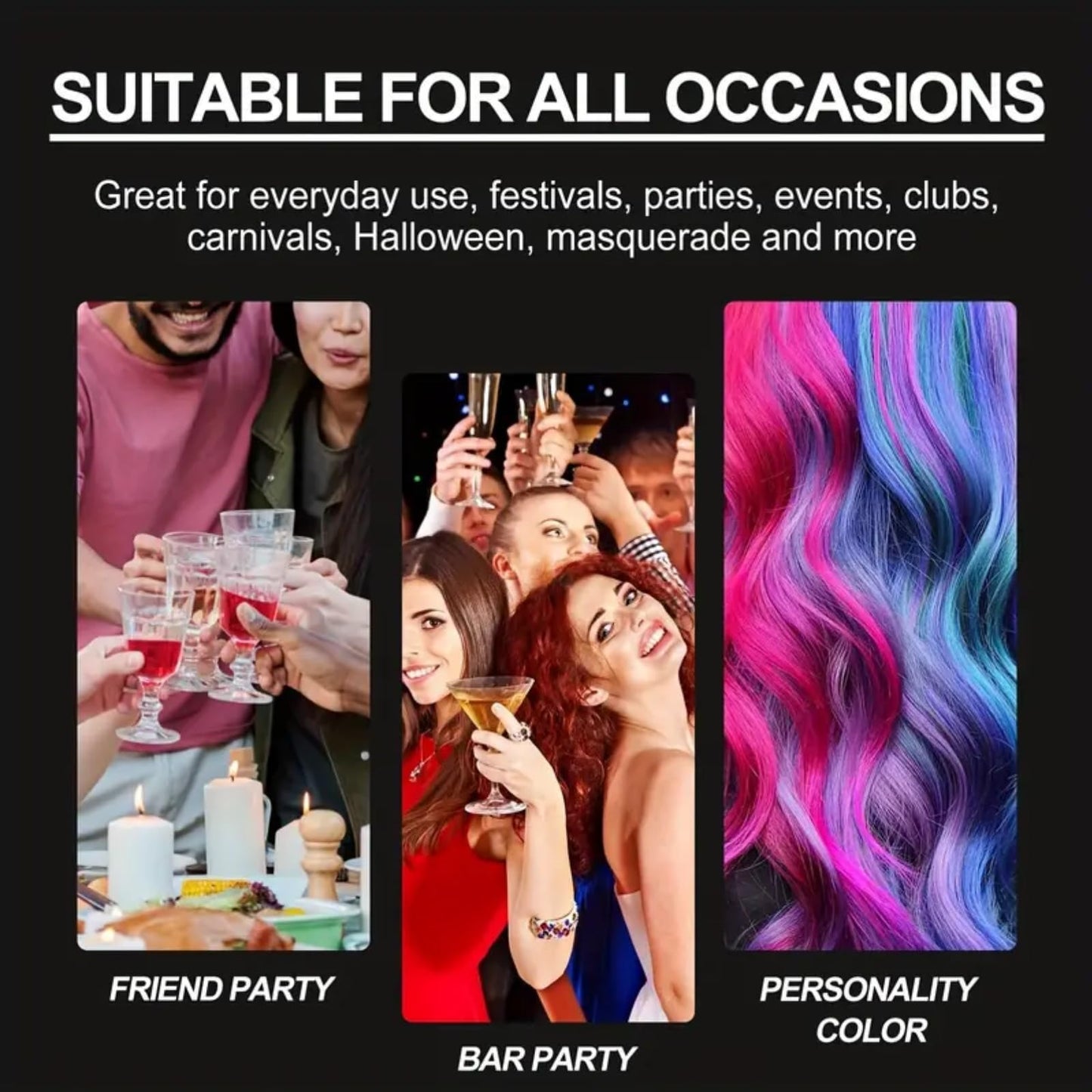 SingHao 100g Temporary Hair Color Wax,Hair Wax Colour,Grey Hair Color,Grey Hair Dye Semi Permanent Hair Dye,Semi-Permanent Dye,Temporary Ha/ir Colour Instant Styling,Washable H/air Dyeing