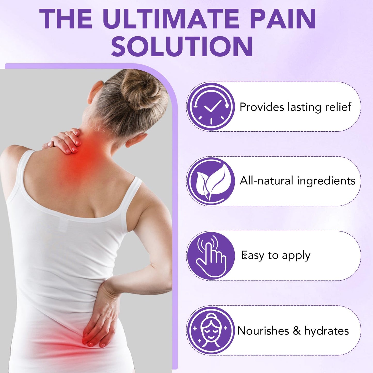 Massage Gel for Joint Activities Throughout The Body, Joint Pain Gel for Back, Muscles, Feet, Knees, Neck and Shoulders - Muscle Rub Rich in Natural Extracts 100g