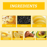 Lemon and Turmeric Lip Lightening Balm for Dark Lips, Effortlessly Hydrating & Brightening Lip Repair Balm, Lip Exfoliator Scrub for Softening & Moisturizing,Pigmentation Corrector