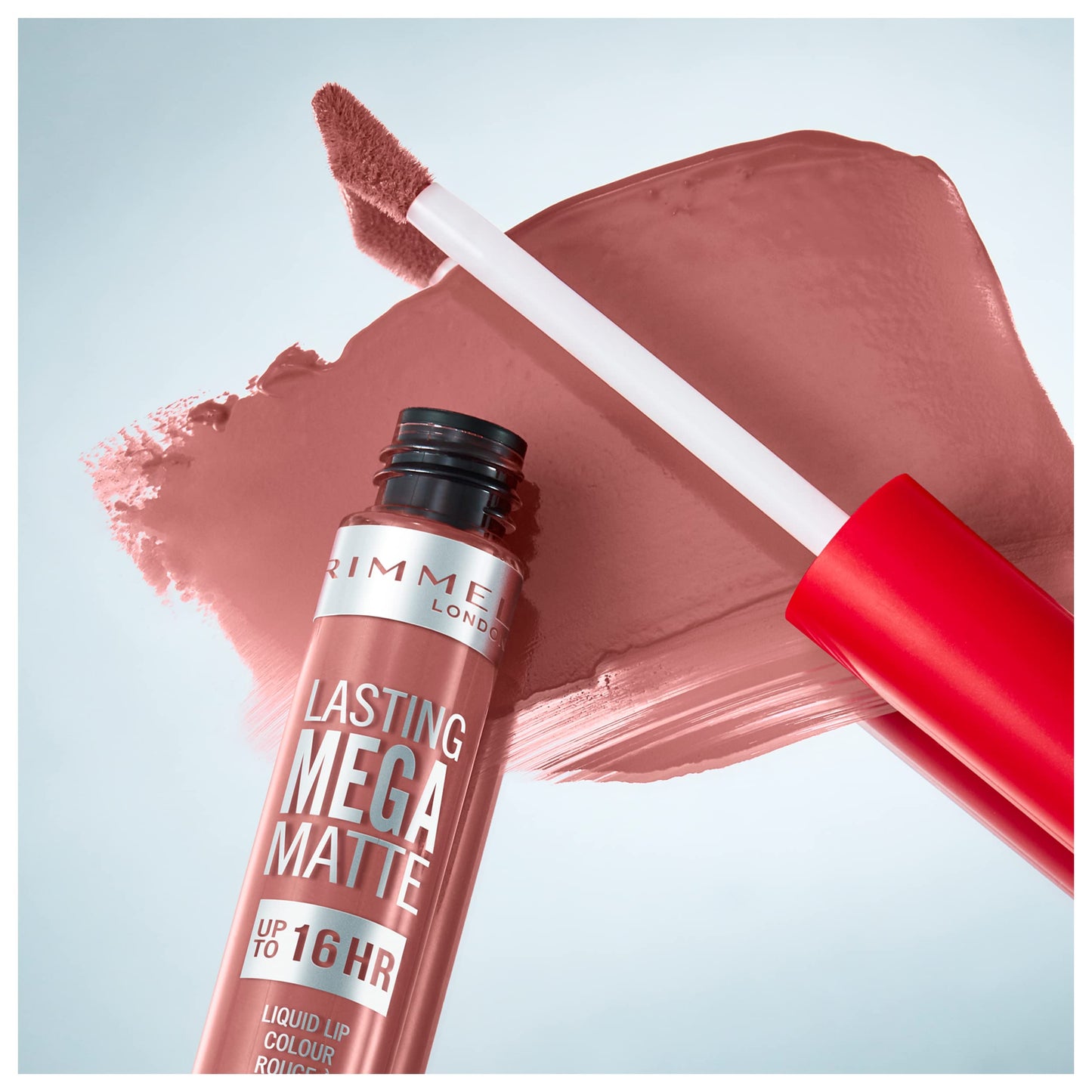 Rimmel London Lasting Mega Matte Liquid Lipstick, Long-Lasting, Hydrating, Vegan Formula - 709 - Strapless, 7.4ml