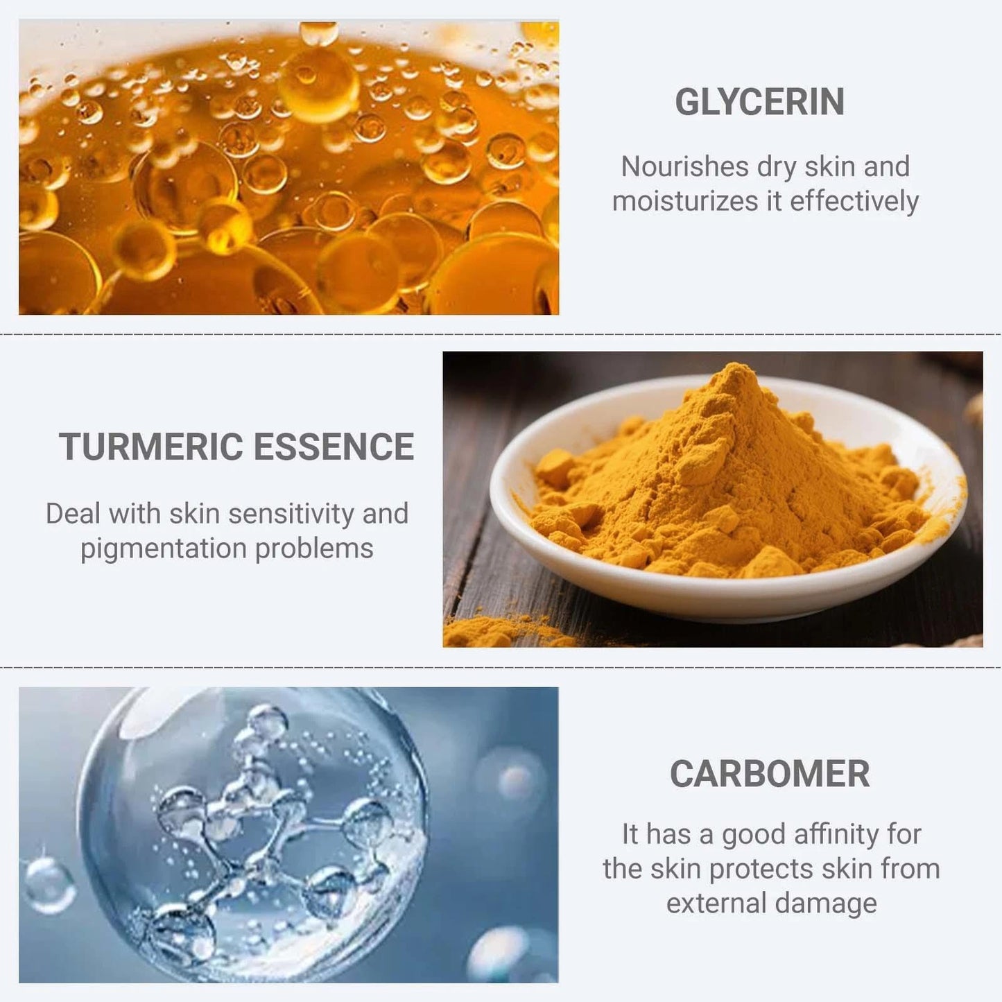 Beauthink Turmeric Oil Facial Serum -moisturises and Illuminates, For All Skin Types Fades Dark Spots, Evens Skin Tone, Boosts Radiance, and Deeply Hydrates Face Essence 30ml