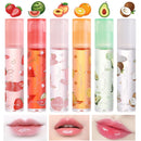 Dulele 6 Pcs Hydrating Fruit-Flavored Lip Oil Set, Long Lasting Transparent Moisturizing No-Sticky Plumping Lip Gloss, Colorless Lip Care Kit(Peaches, Orange, Avocado, Strawberry, Watermelon, Coconut)
