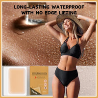 SHEBEEDO 6pcs A Kit Tattoo Cover Up Tape Invisible Scar Cover-Up Tattoo Cover Up Patch Tattoo Makeup Cover Up Waterproof Long Lasting Coverage For Face Arms Legs And Other Areas Perfect For Hiding Tattoos Scar