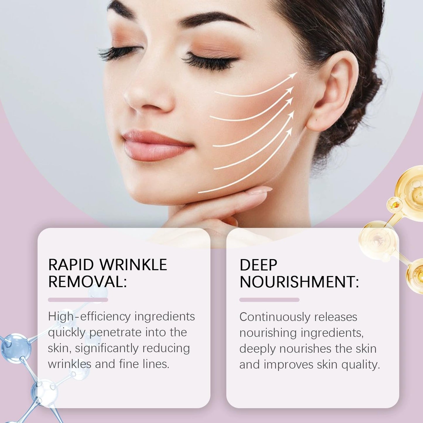 Xinyig Bio Real Deep Lifting Mask,Collagen Face Masks Skincare Sheet for Woman,3D L/ifting C/ollagen Full Face Tension Gel M/ask,Deep Co/llagen Anti Wrinkle Lifting Ma/sk,Overnight Collagen Fa/ce Mask
