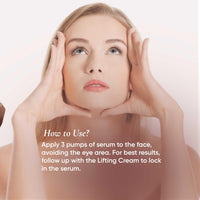 Bioterra Organic Lifting Serum, Rejuvenation & Antioxidants, Natural Face Moisturiser for Skin Glow, 30ml