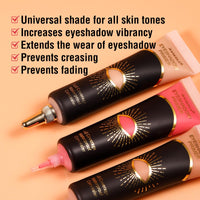 OKAQEE Eyeshadow Primer - Cream Eye Primer - Eye Base for Long Lasting Eye Makeup - Cream Colorful Eyeshadow Base for Eyelid - Matte Full Coverage Concealer Makeup for Mature Skin (02 MEDIUM)