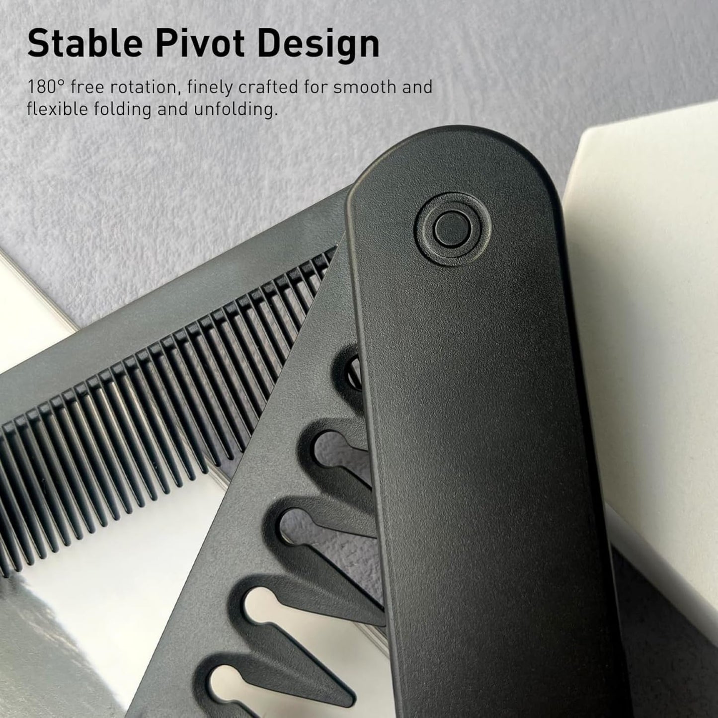 2-In-1 Folding Pocket Comb for Men,Folding Comb Travel Foldable Brush Co/mb Portable Hair Brush,Portable Fine Tooth & Wide Tooth Travel Co-mb,Foldable Hair Br/ush,Fold-ing Co/mb,Tra-vel Br/ush