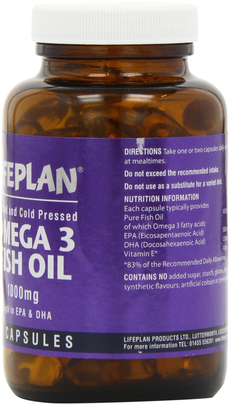 Lifeplan Omega 3 Fish Oil 1000mg 90 Capsules