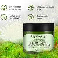 QEUTKEZS Herbal Acne Removing Cream,Professionally Remove Acne Marks,Gently Moisturize,Refreshing & Not Greasy,Improving Sensitive Skin Prone to Acne,Acne Scar Cream & Pimple Remover For All Skin Types