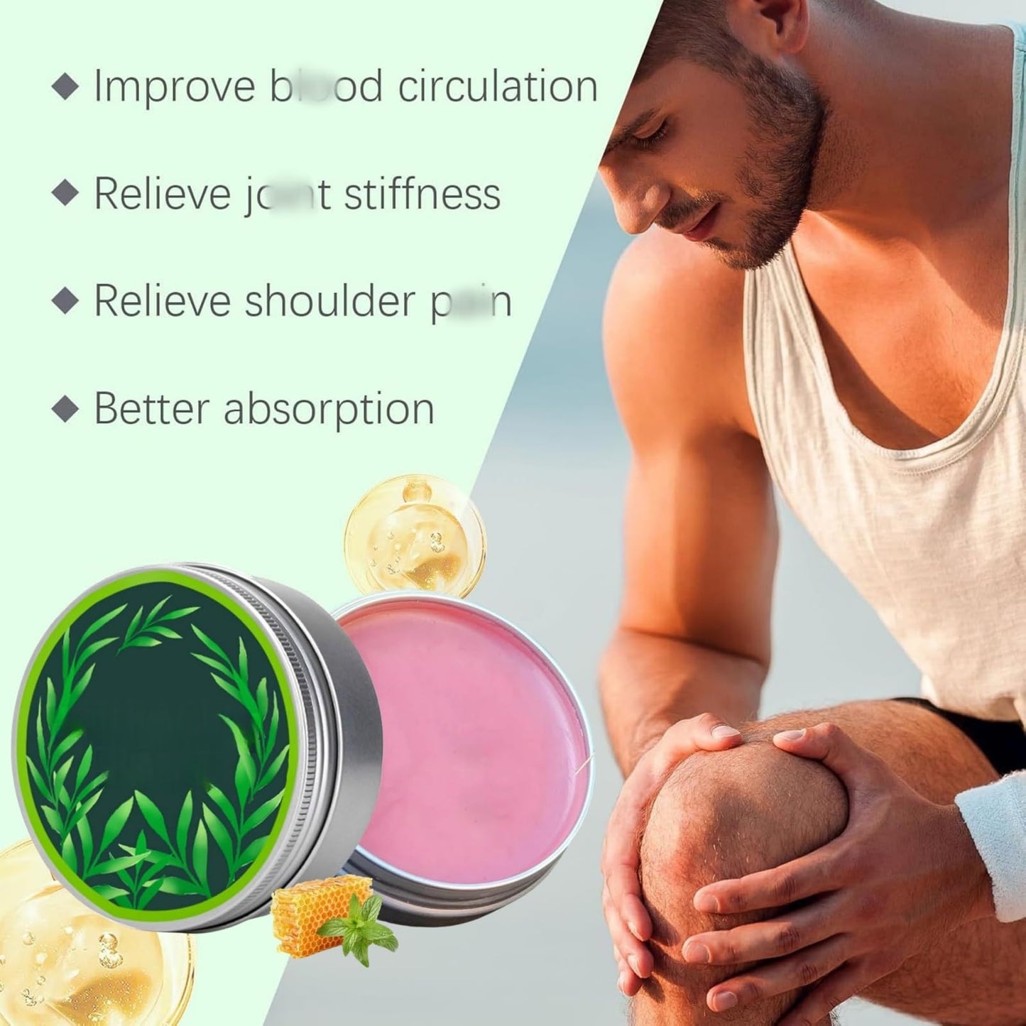 Balm Soothing Joi-nt Cream,Herbal Balm,Soothing & Relaxing Jo-int Herbal Bal-m for Back,Jo-int Pa-in Relief Ba-lm,Muscle Pai-n Relief Cream,Neck Pa-in Rel-ief,Foot Massage Cream,Knee Pa-in Re-lief