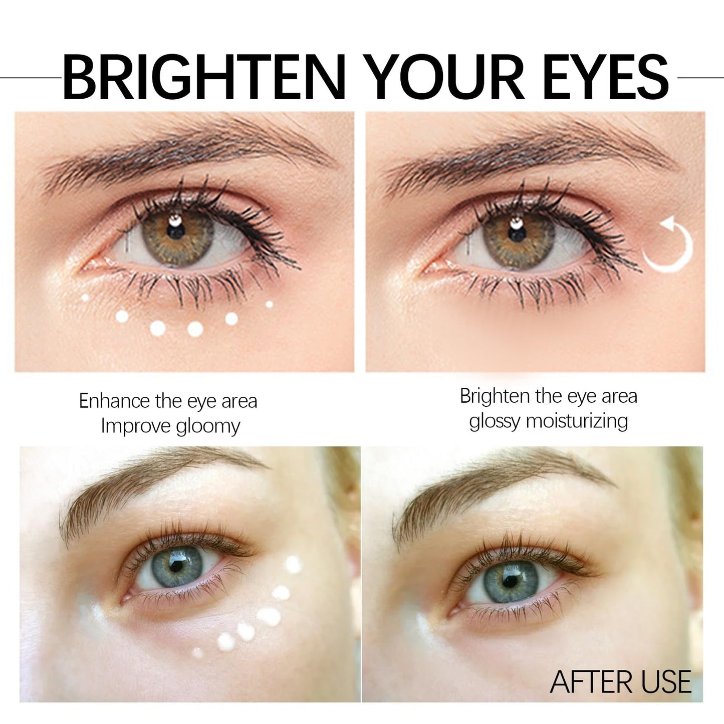 30G Lumibalm Eye Cream,Balm for Under Eye Bags,Lumibalm Eye Bags Reducer,Moisturizing Eye Cre/am,Anti Aging Eye Cre-am,Eye Bags Serum,Eye Moisturiser for Dry Skin,Dark Circle Eye Cr/eam Gentle Care